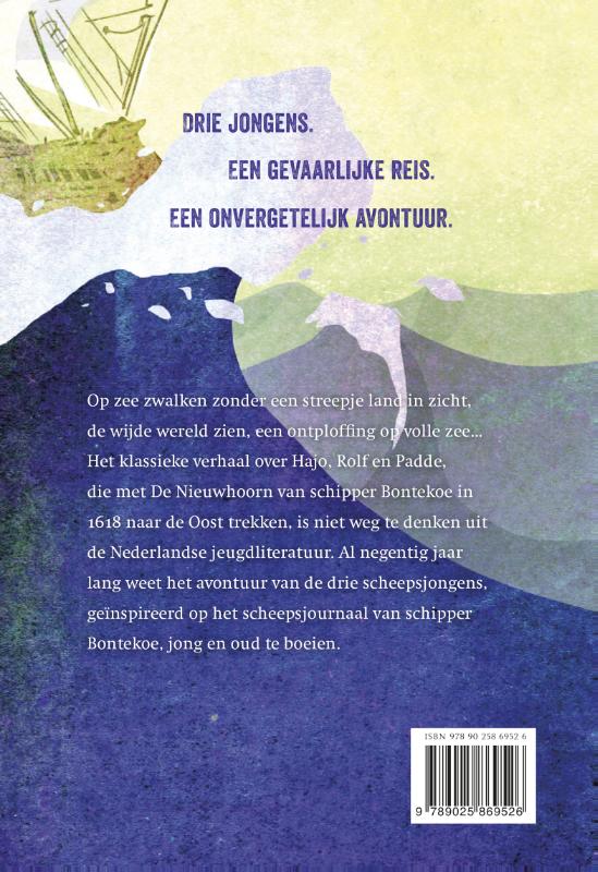 Achterkant van De scheepsjongens van Bontekoe