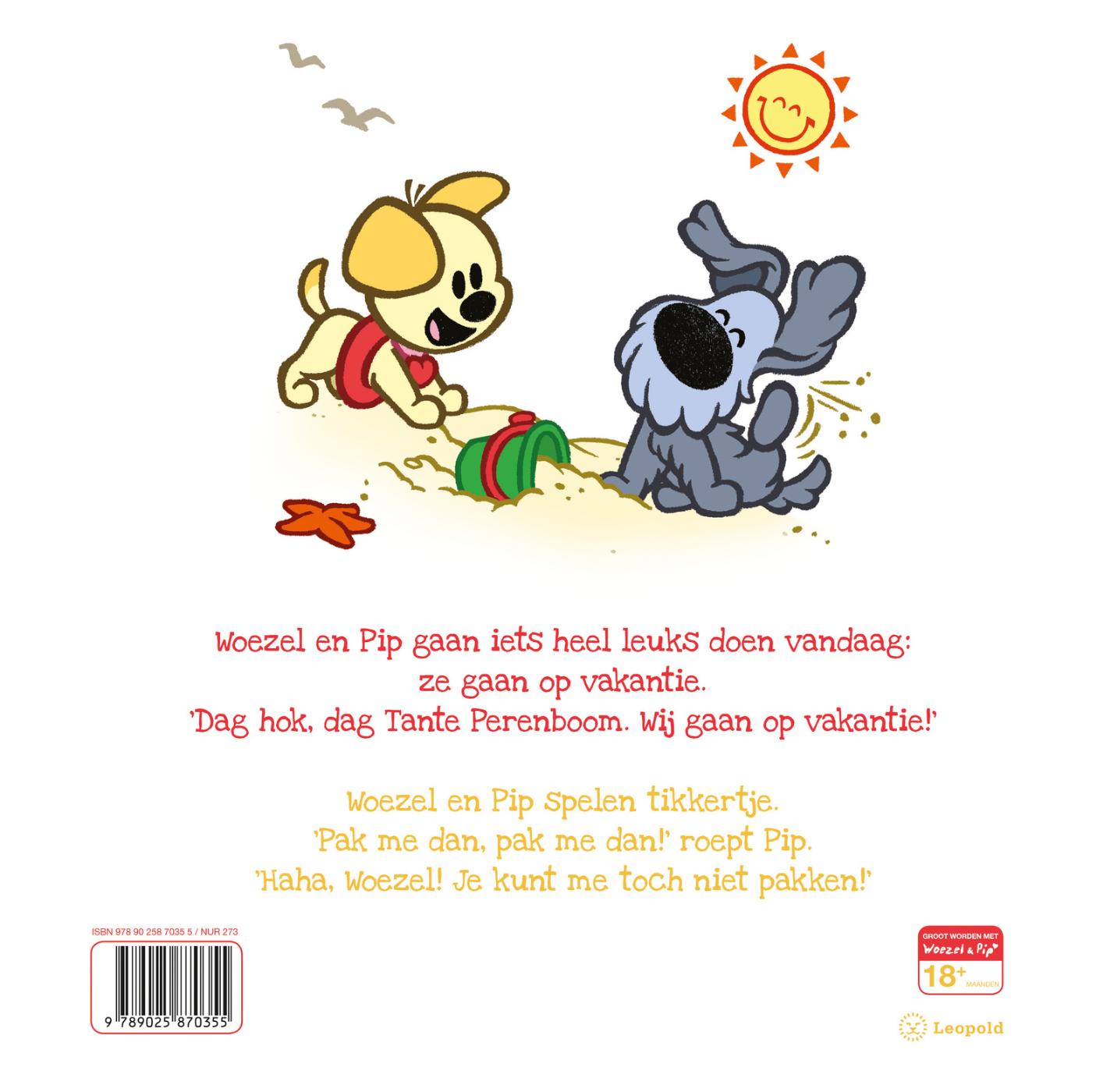 Achterkant van Woezel & Pip - Zomerkriebels