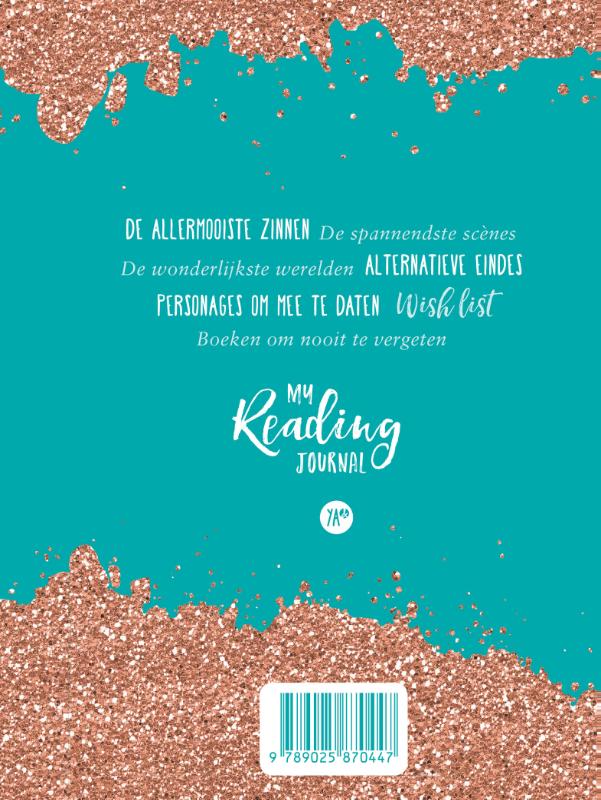 Achterkant van My reading journal