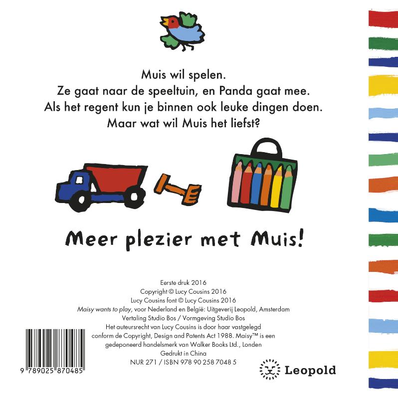 Achterkant van Muis wil spelen