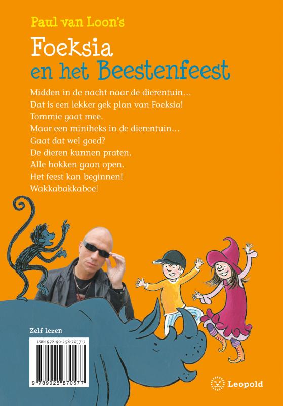 Achterkant van Foeksia en het beestenfeest