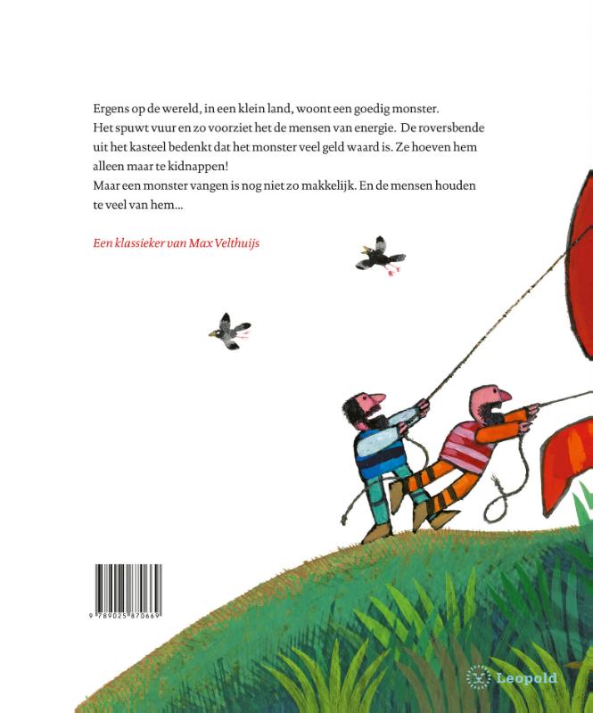 Achterkant van Het goedige monster en de rovers