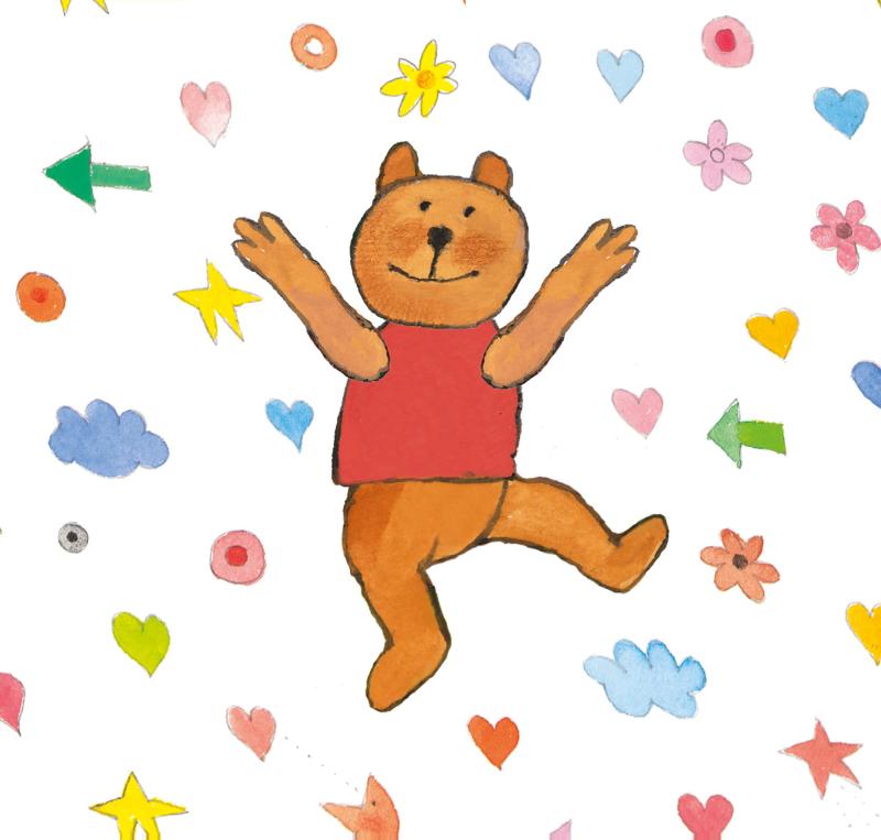 Achterkant van Kikker babyspeelboekje