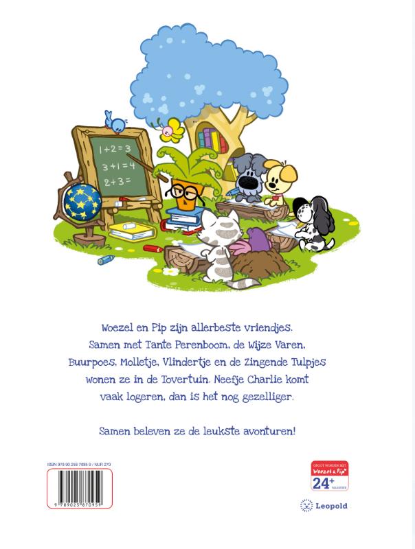 Achterkant van Welkom in de Tovertuin