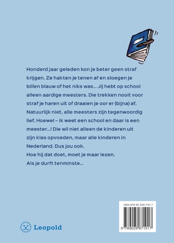 Achterkant van De verschrikkelijke schoolmeester