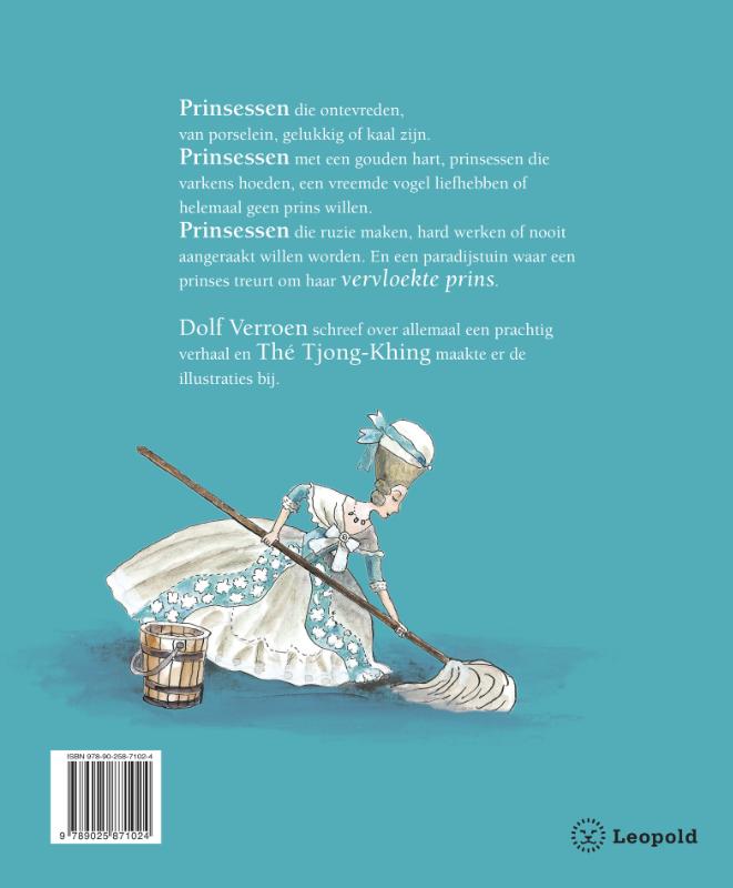 Achterkant van De prinses en de paradijstuin