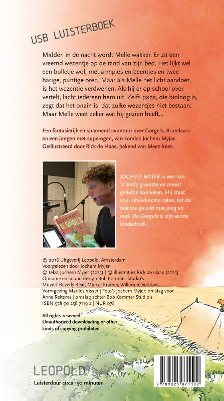 Achterkant van Gorgels USB Luisterboek