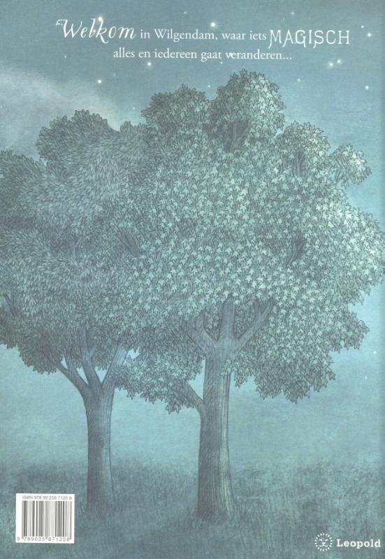 Achterkant van De tuinman van de nacht