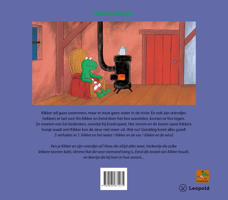 Achterkant van Kikkers grote avonturenboek