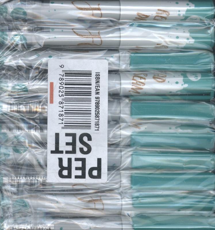 Achterkant van Young & Awesome pennen set 10 ex