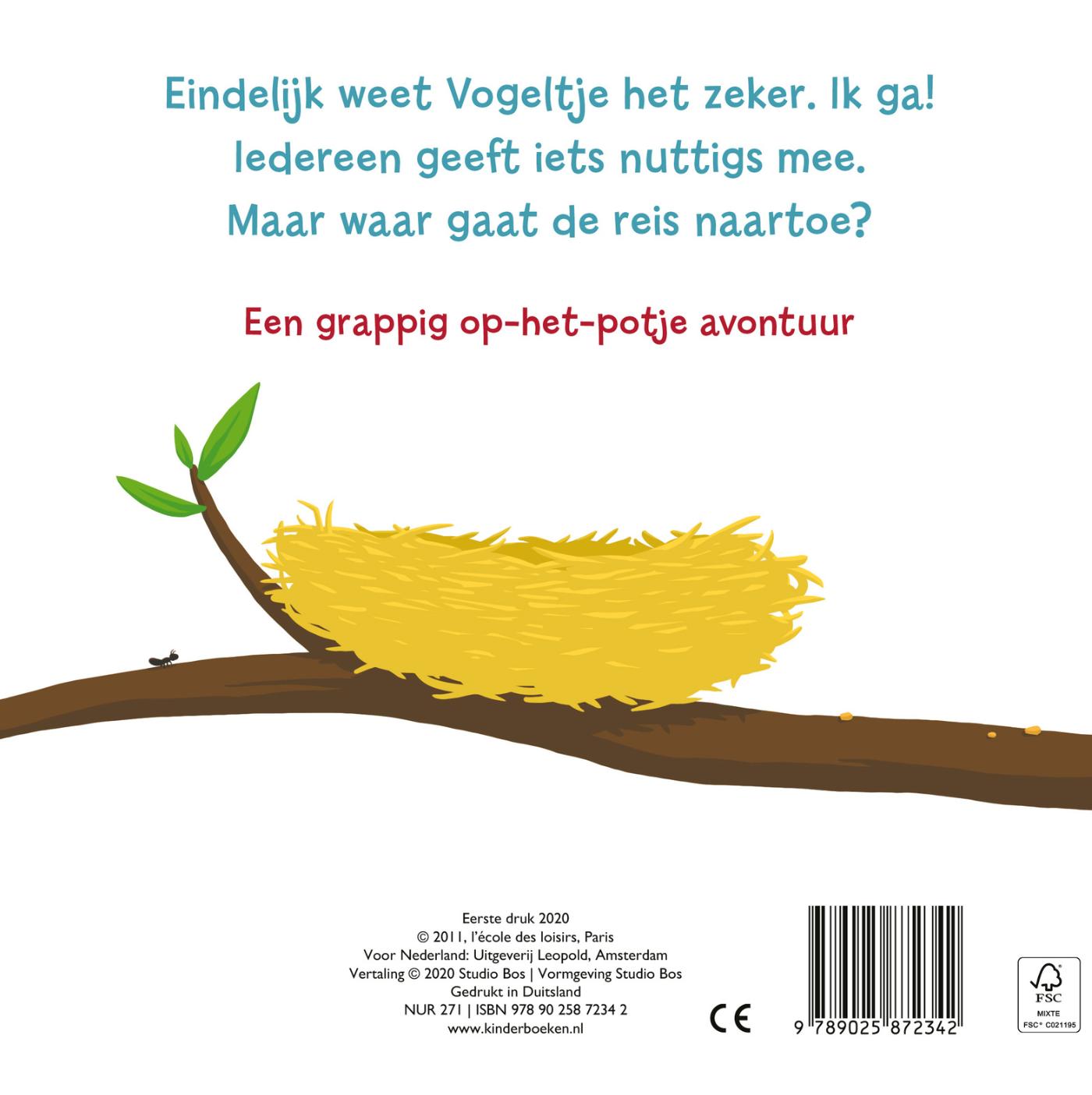 Achterkant van Ik ga!
