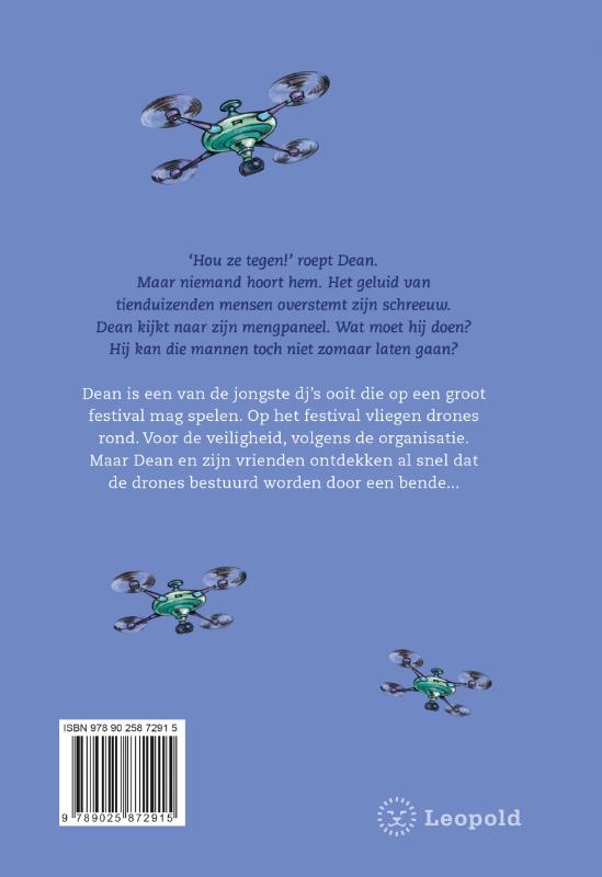 Achterkant van Jacht op de dronedieven