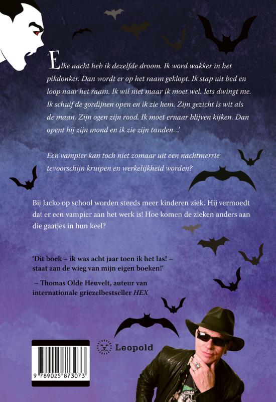Achterkant van Vampier in de school