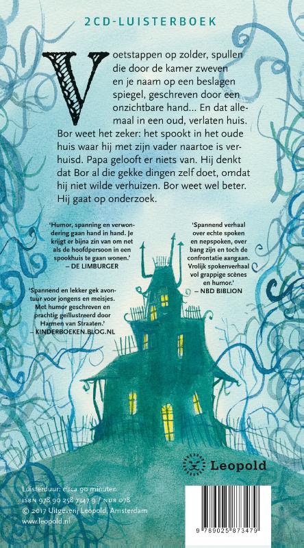 Achterkant van Bor ziet spoken 2 CD