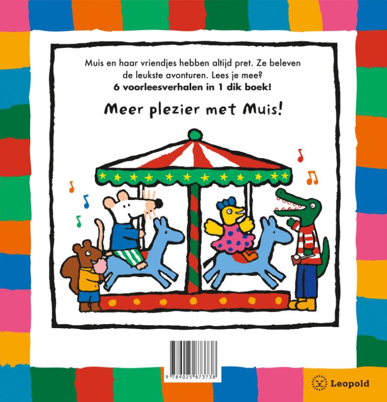 Achterkant van Het allerleukste voorleesboek van Muis