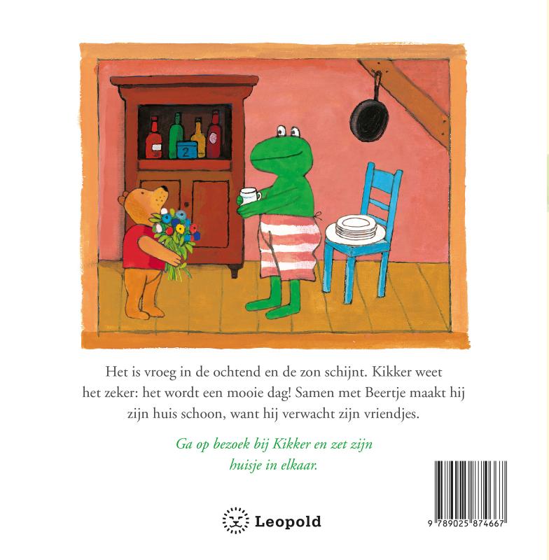 Achterkant van Bij Kikker thuis