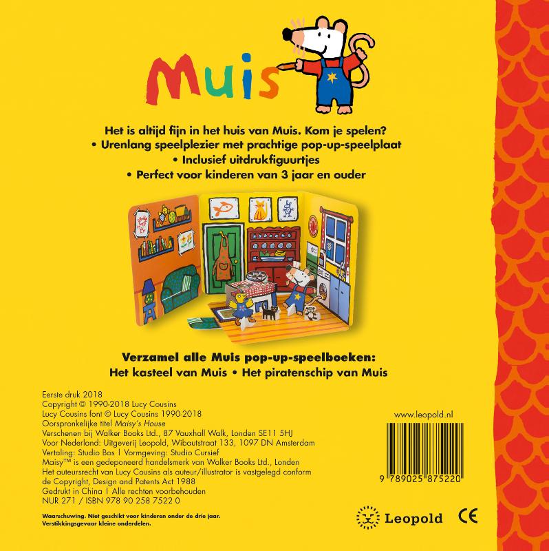 Achterkant van Het huis van Muis