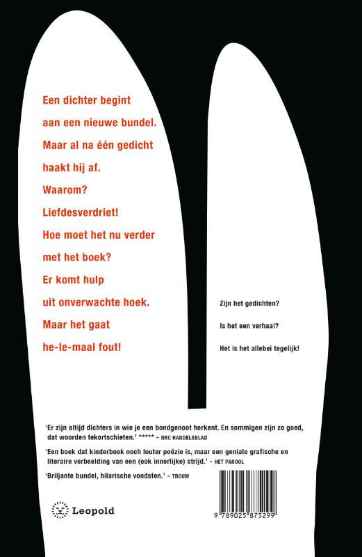 Achterkant van Ze gaan er met je neus vandoor