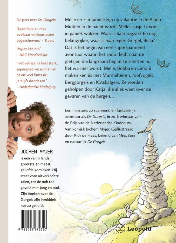 Achterkant van De Gorgels en het geheim van de gletsjer