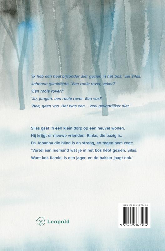 Achterkant van Silas en de wolf