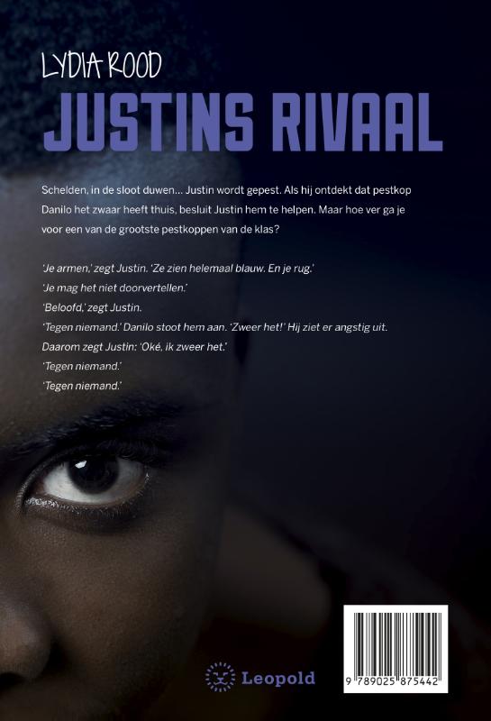 Achterkant van Justins rivaal
