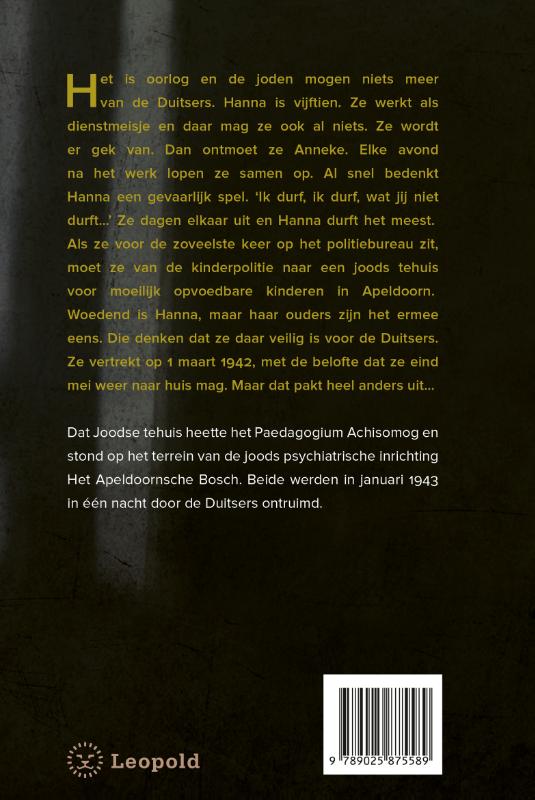 Achterkant van Hanna's reis