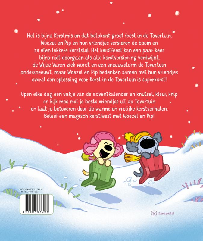 Achterkant van Aftellen tot kerst