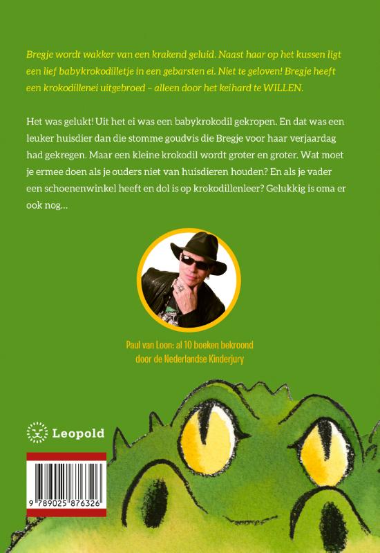 Achterkant van Weg met die krokodil!