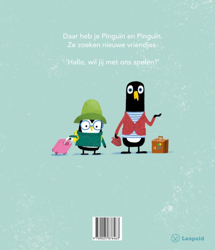 Achterkant van Pinguïn en Pinguïn