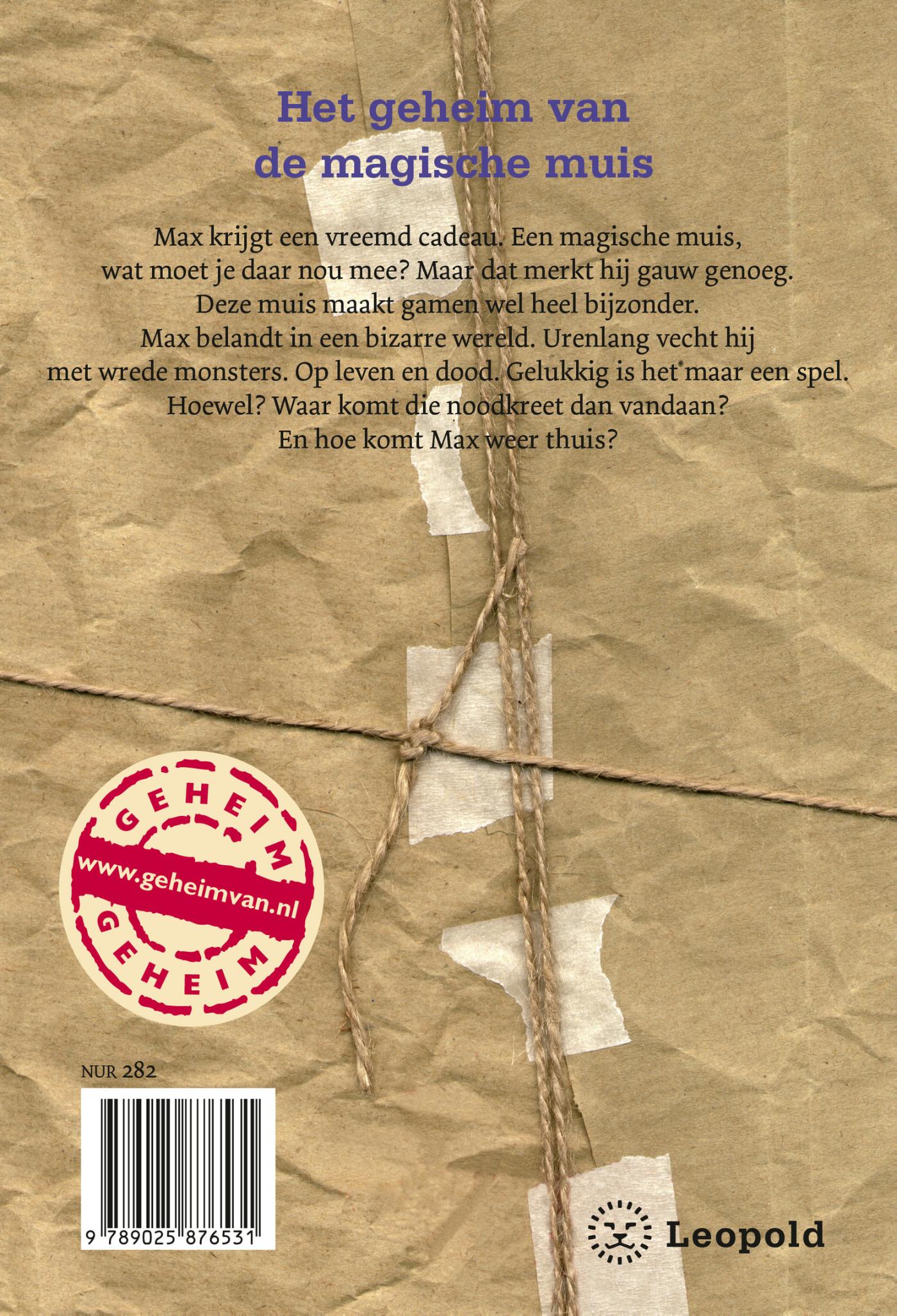 Achterkant van Het geheim van de magische muis