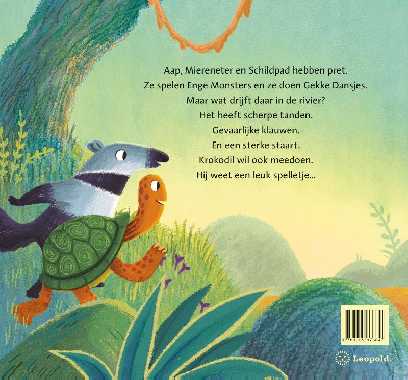 Achterkant van Een kusje voor krokodil