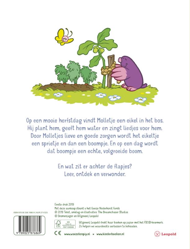 Achterkant van Groeien en bloeien