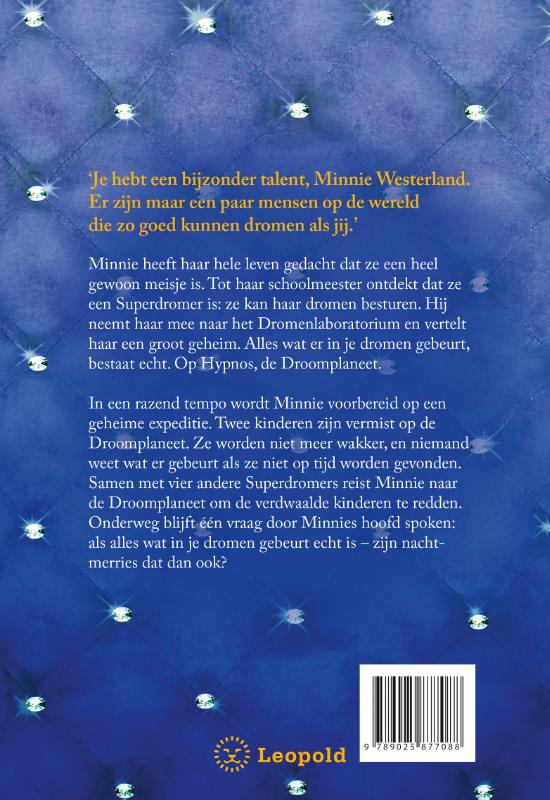 Achterkant van Spoorloos op de Droomplaneet