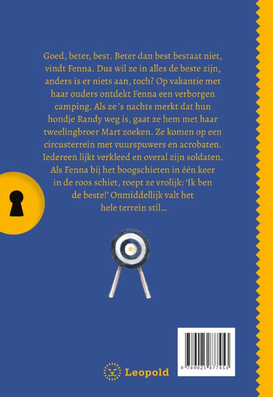 Achterkant van Het geheim van de verborgen camping
