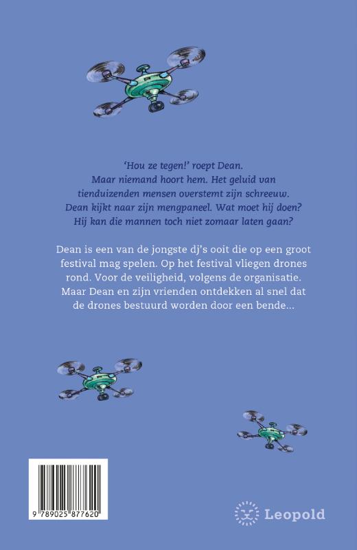 Achterkant van Jacht op de dronedieven