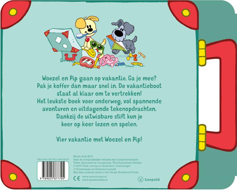 Achterkant van Woezel & Pip gaan op vakantie!