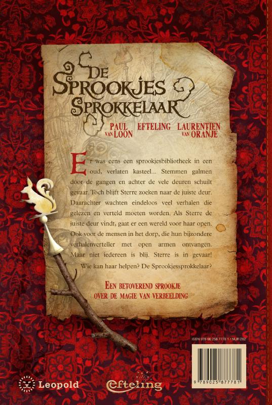 Achterkant van De Sprookjessprokkelaar