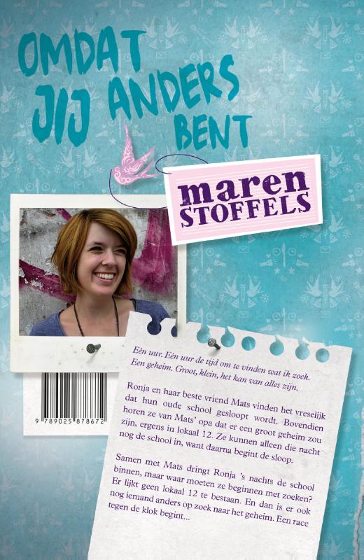 Achterkant van Omdat jij anders bent