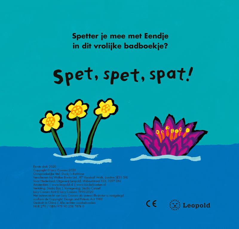 Achterkant van Spet spat, Eendje in bad!