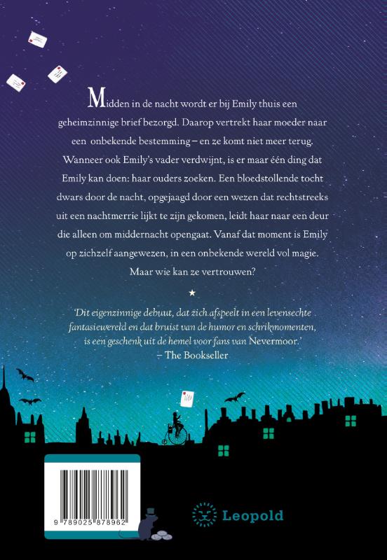 Achterkant van De brief om Middernacht