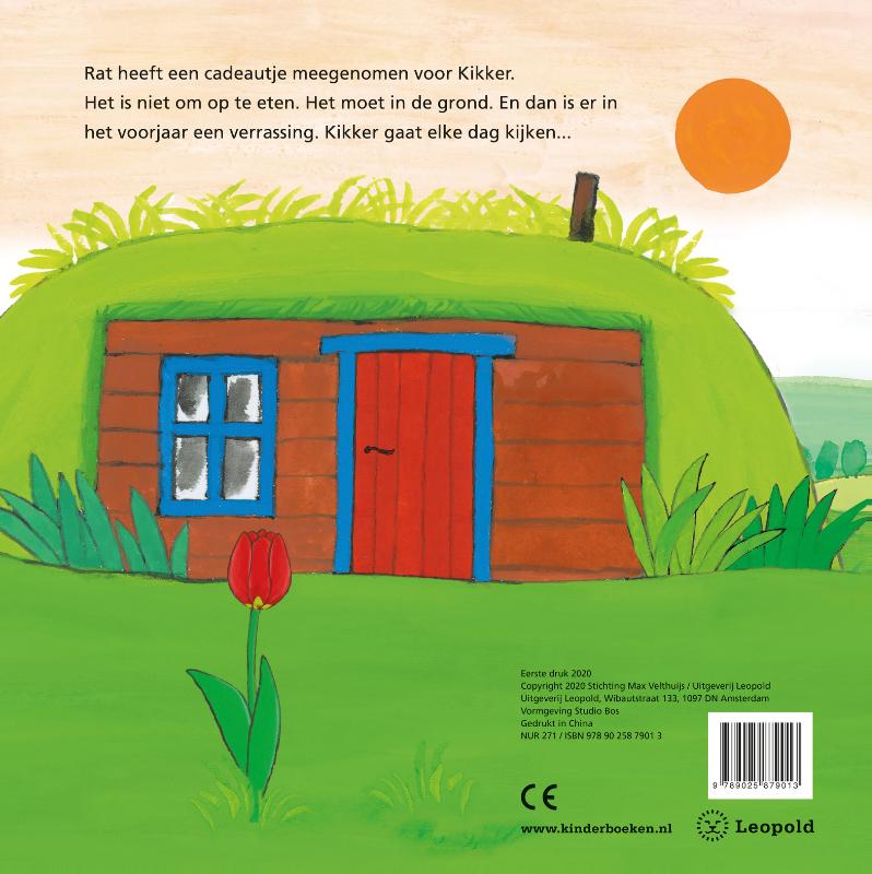 Achterkant van Een verrassing voor Kikker