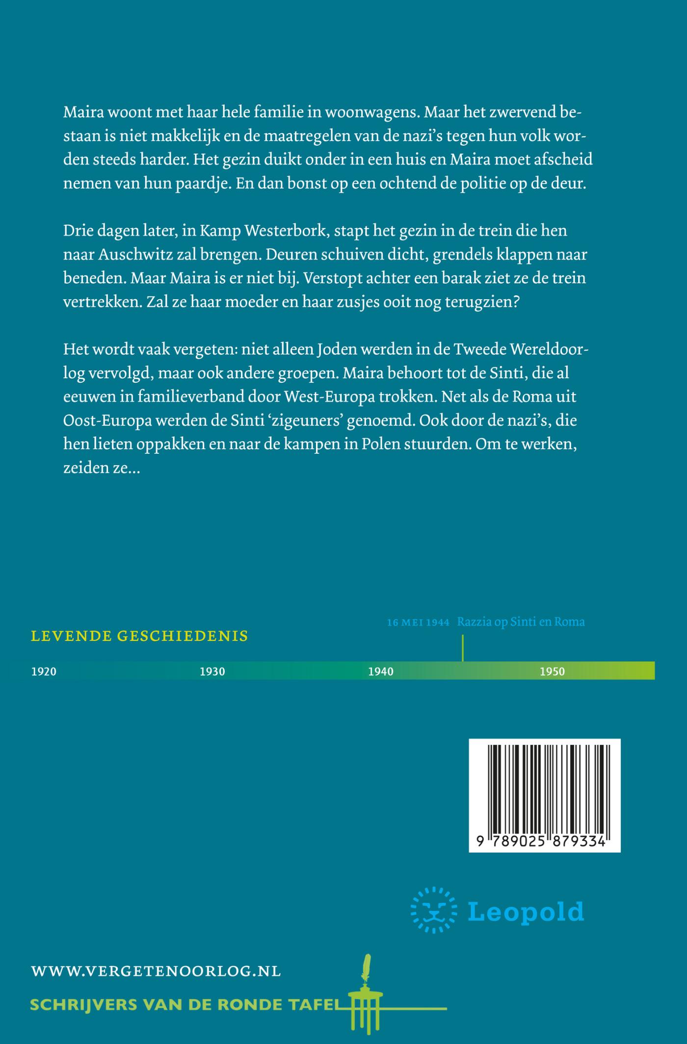 Achterkant van Opgejaagd