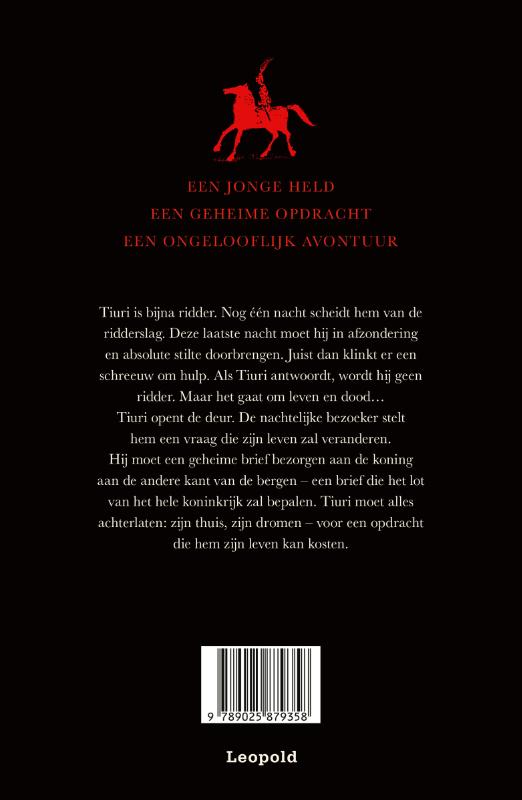 Achterkant van De brief voor de koning