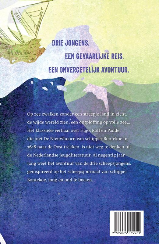Achterkant van De scheepsjongens van Bontekoe