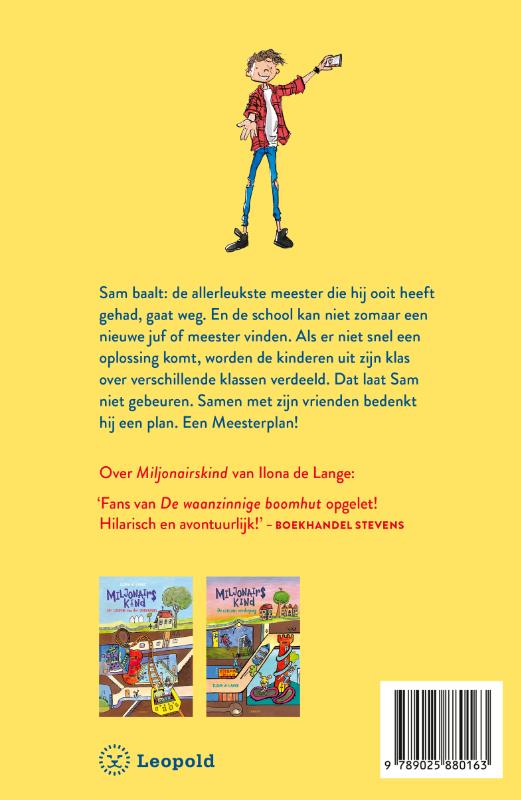Achterkant van Help! Een klas zonder meester