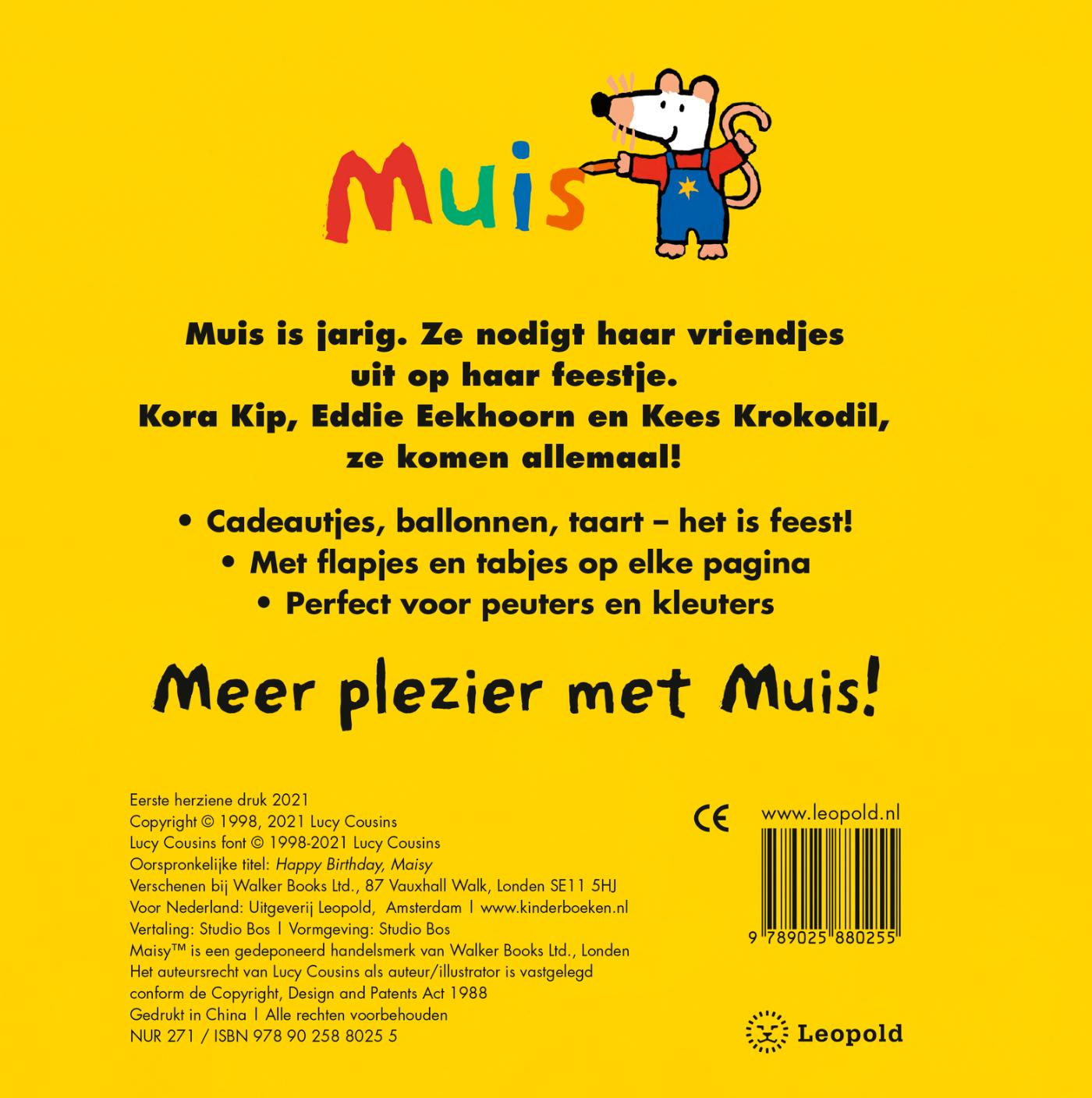 Achterkant van Fijne verjaardag, Muis