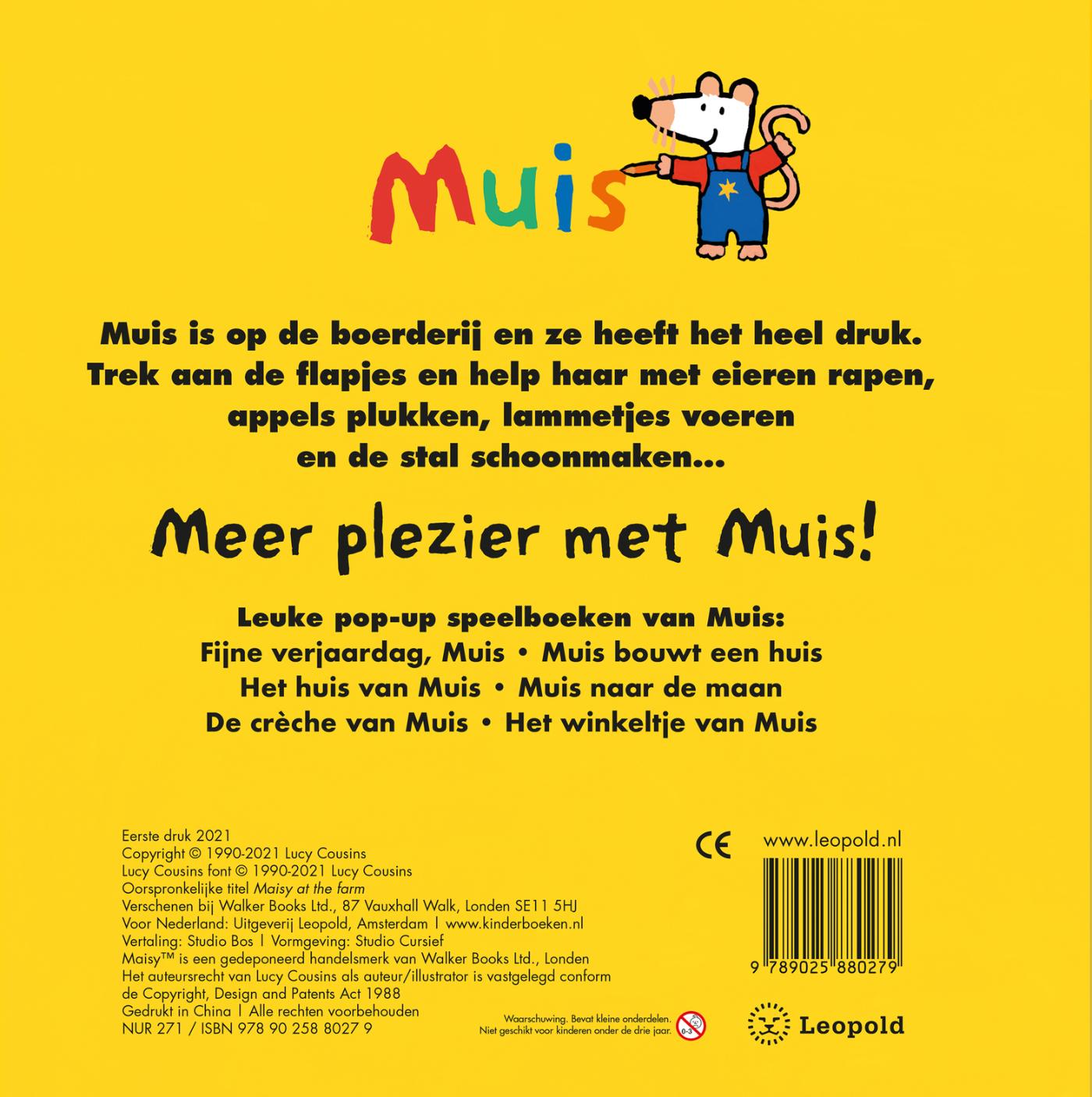 Achterkant van Muis op de boerderij