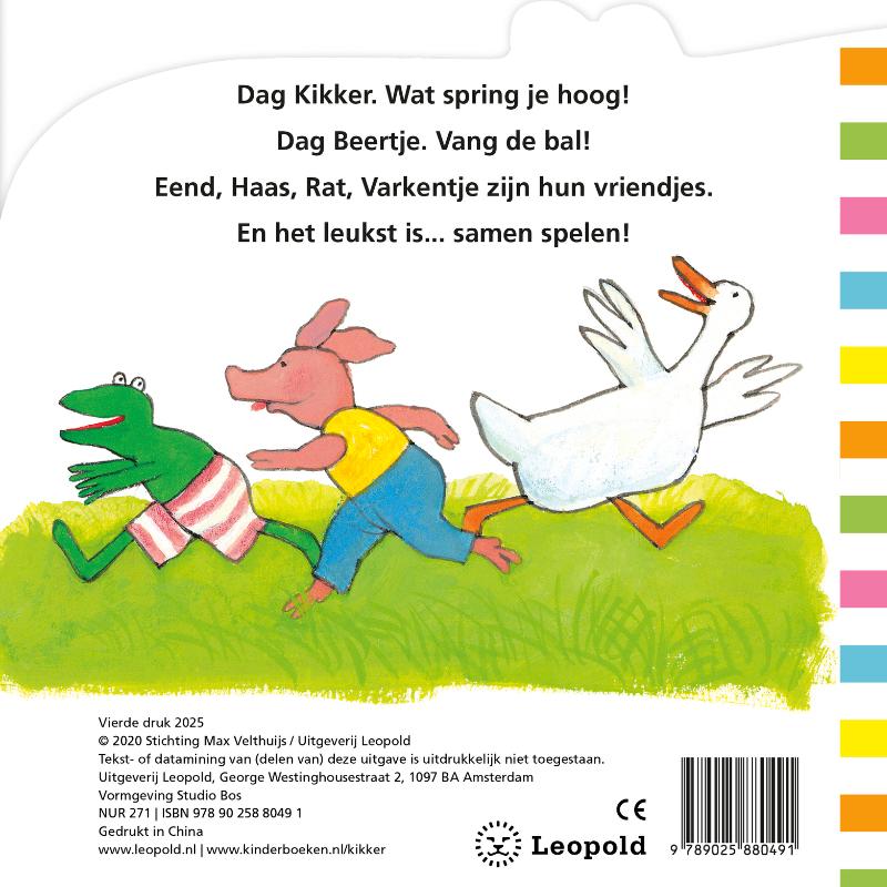 Achterkant van Mijn eerste Kikkerboek