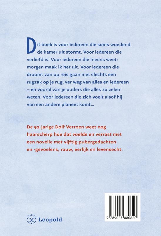 Achterkant van Ik ga weg