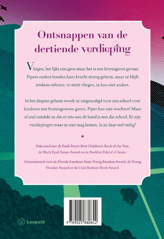 Achterkant van Het meisje dat kon vliegen